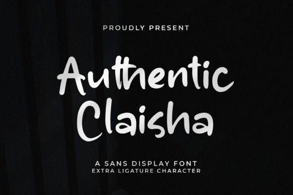 Authentic Claisha: A Font That Speaks Volume