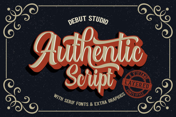 Authentic Duo: A Font Collection for Creative Expression