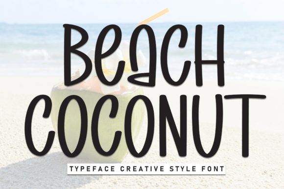 Beach Coconut Font
