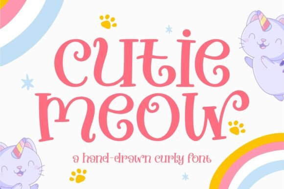 Discover the Charm of Cutie Meow: A Versatile Font for Creative Expression