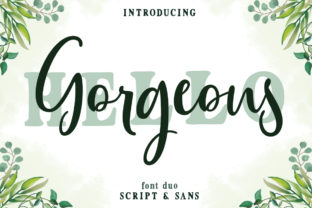 Gorgeous Duo Script Font