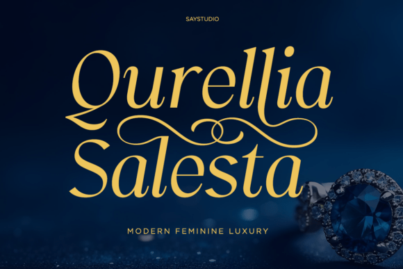 Qurellia Salesta: A Font for Timeless Elegance and Premium Design