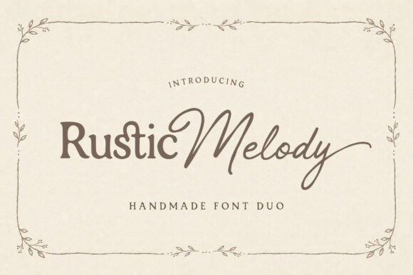 Rustic Melody: A Font That Speaks to the Soul of Design