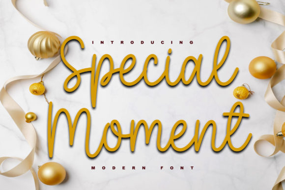 Special Moment Font: A Creative Tool for Expression