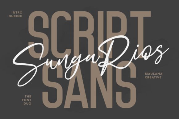 Sungarios: A Spectacular Duo Font That Elevates Design